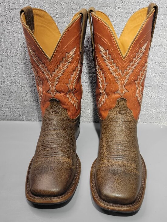 Tecovas Other - Tecovas The Doc Frontier Men's Size 11.5D Dark Chestnut & Rust Orange Boots
